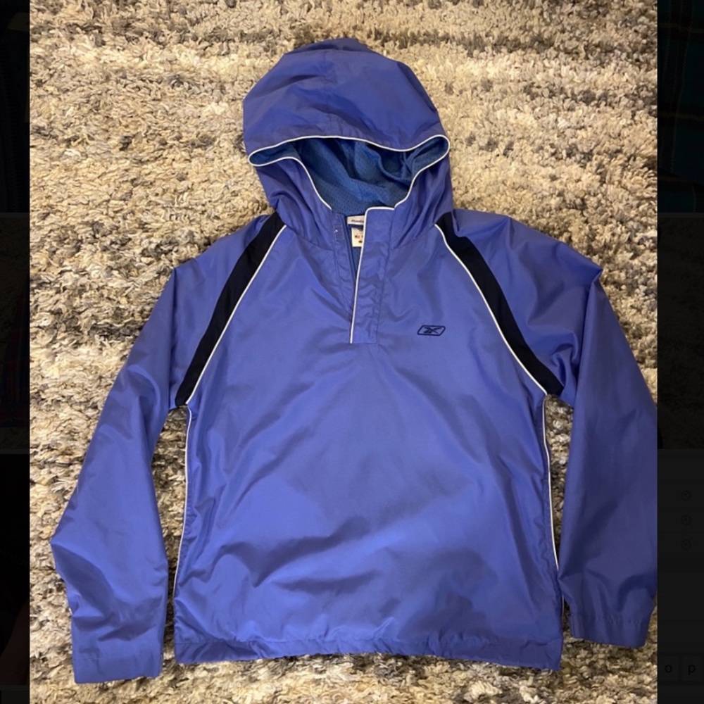Reebok Pullover Windbreaker / Rain Jacket - image 1